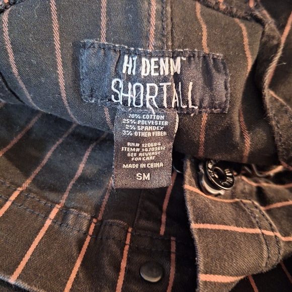 Black and Brown Striped Shortall - Picture 8 of 8